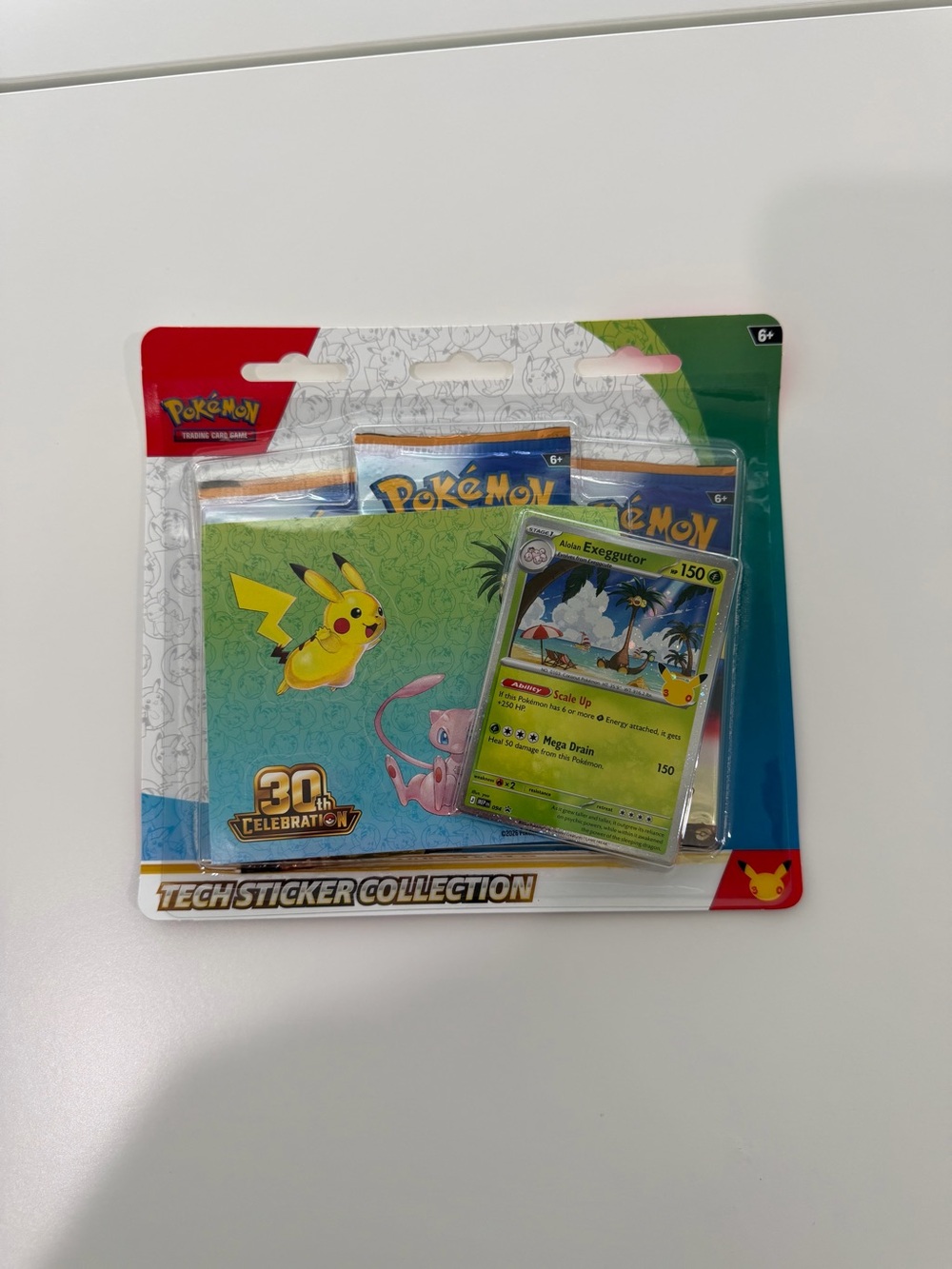 Brand New 30th Celebration Pokémon Tech Sticker Collection
